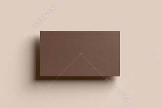 Classic cocoa brown color card with solid matte fill and sharp borders, showcasing a minimalist design ideal for