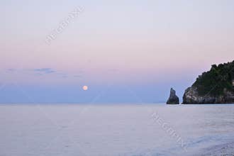 Evening sea