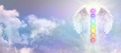 Angel Reiki Wings and Seven Chakra Vortexes
