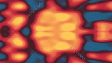 Abstract Blurry Colorful Organic Shapes Flowing Seamlessly