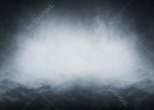 Light blue smoke on a black background