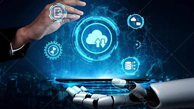 Data backup cloud system network connection concept Funnel