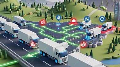 Connected Truck Convoy