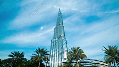 Day light highest building 4k time lapse