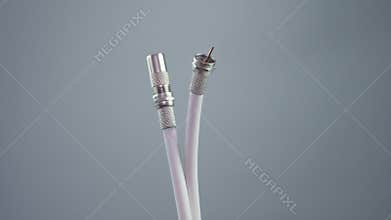 Cord for antenna and TV. Antenna PAL Male Cable F-Type Flylead Aerial Cord Coax Lead