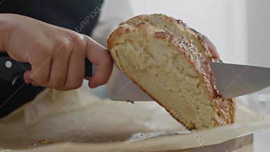 Tasty Crispy Warm Baked Bread.