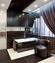 Luxury bathroom interior