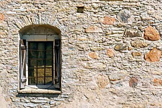 Window on the fortress wall