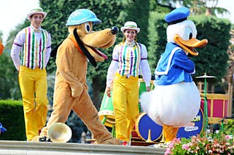 Donald duck and fairy tale friends