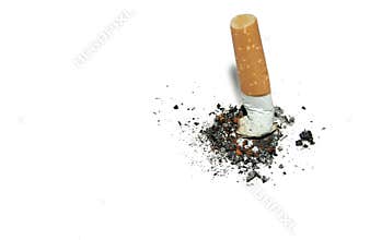 Stop smoking background with copyspace