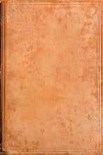 Old leather book cover