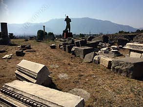 Pompei ruins on Friday the 13th