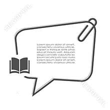 Text border design for citation or comment
