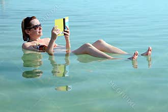 In Waters of Dead Sea