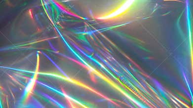 Rainbow iridescent abstract holographic live wallpaper