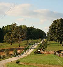 Country roads of Virginia USA.