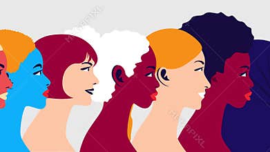 Women community and feminism movement