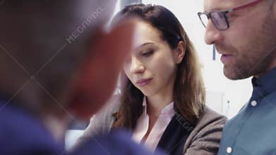Multi Ethnic Business Team having a meeting in the office