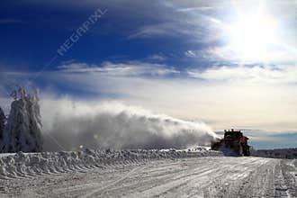 Winter : snow plow truck