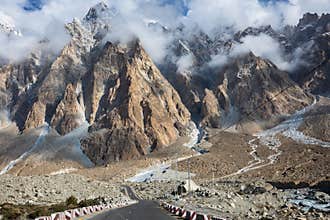 Passu cones Karakoram Highway Northern Pakistan