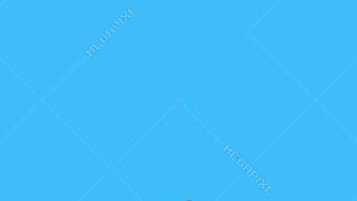 Editorial footage: 3D seamless animation of a falling social network likes.