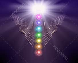 Angelic Sacred Healing Chakras Background
