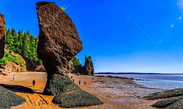 Hopewell Rocks Park, New Brunswick, Canada.