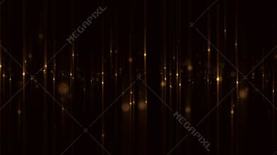 Abstract Gold Filaments Background Seamless Looping