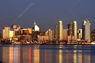 Downtown, San Diego, CA skylin