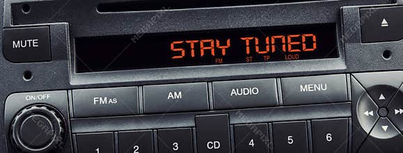 Car stereo message