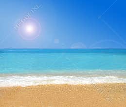 Paradise tropical beach