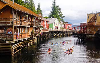 Alaska Kayaking Creek Street