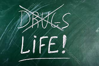 Say no to drugs,choice life
