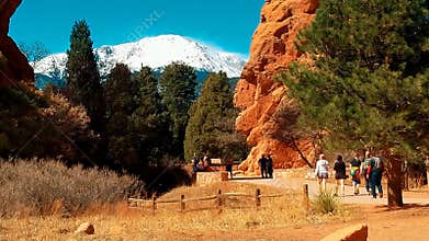 Enjoying the Beauty of the Garden of the Gods in Colorado Springs, Colorado