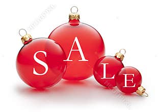Christmas Holiday Sale Ornament Sign