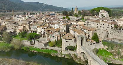 Besalu Spain, a Catalan village,