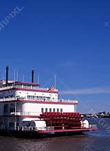 Paddle steamer, New Orleans, USA.