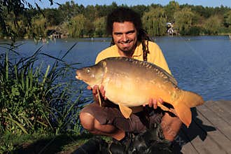 Big fish capture by fishing