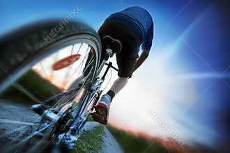 Mountain biking