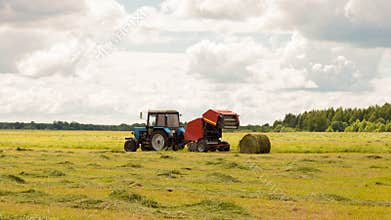 Harvesting of agricultural feed in the field