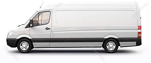 White cargo van