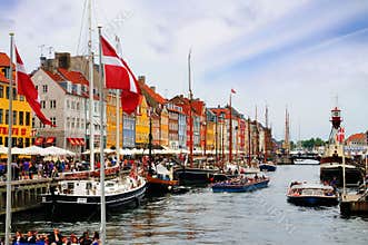 Nyhavn, New Harbor, Copenhagen, Denmark