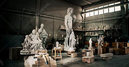 Pedrini Sculpture Studios, Carrara, Italy