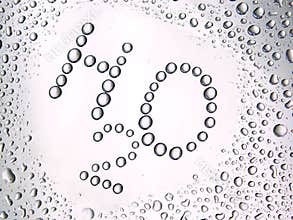 Water drops like H2O