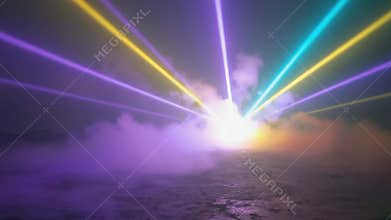 Laser Light Show Spectacle
