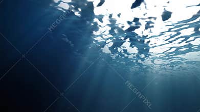 Ocean surface water from inside