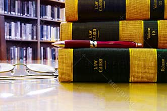 Law books