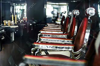 Old-styled barber shop