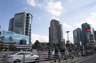 Modern buildings and offices