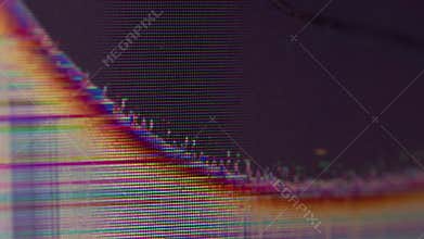Flickering distortion display defect blur glitch
